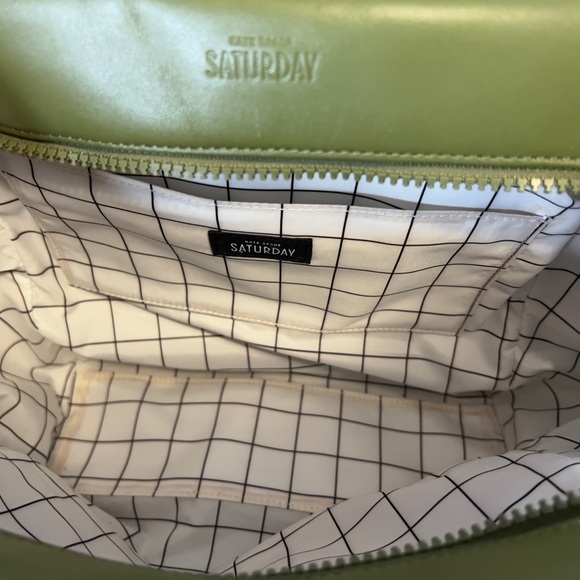 New York Kate Spade Saturday Green Leather Satchel - Picture 3 of 10